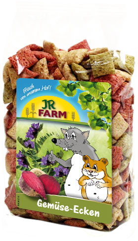 Jr. Farm Vegetable Pillows Rodent Treat 100g - Rabbit and Rodent Treats - 4024344055935 - 1
