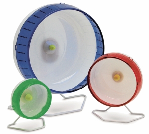 Kaytee Silent Spinner Laufrad für Nagetiere - Spielzeug und Aktivierung für Kaninchen und Nagetiere - 045125614145 - 1