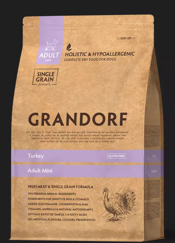 Grandorf D Turkey Mini 3kg - Specialtorkad mat - 5407007850945 - 1