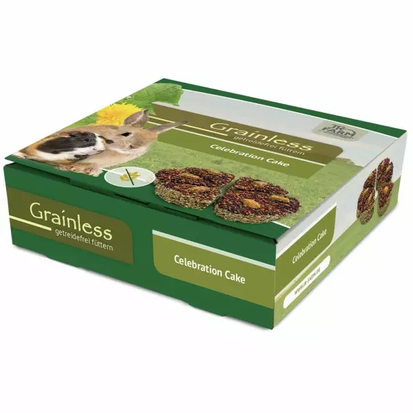 Jr. Farm Grainless Celebration Cake 330g - Rabbit and Rodent Treats - 4024344256325 - 1