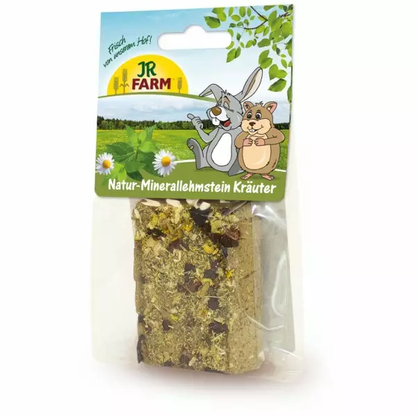 Jr. Farm Mineral Herbs mineraalikivi - Ergänzungsfuttermittel für Kaninchen und Nagetiere - 4024344082535 - 1