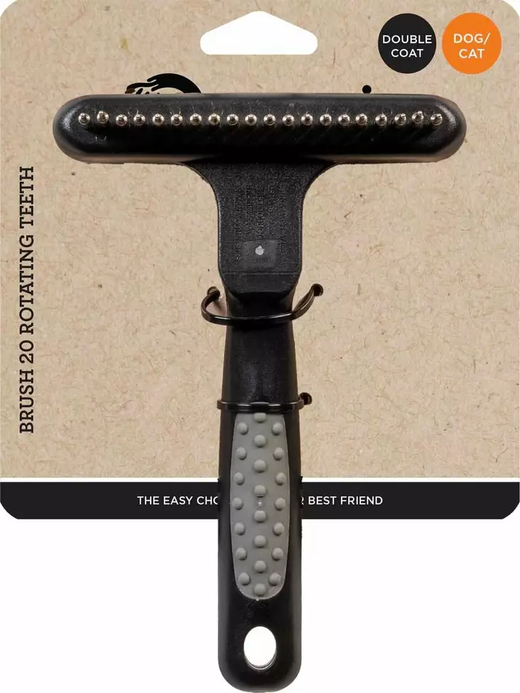 Ozami Harja pyörivillä piikeillä - Dog Combs, Brushes, and Rakes - 7330002057065 - 1