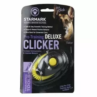 Starmark Deluxe Clicker Koulutusnaksutin - Dog Training Aids - 873199001215 - 1