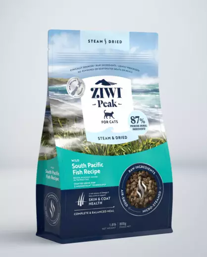 ZiwiPeak New Zealand Steam & Dried Fish 800g - Specialized Dry Cat Food - 9421038210055 - 1