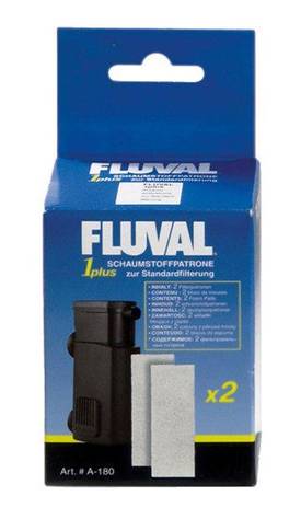 Fluval 1 Plus Filter Cartridge A180 - Aquarium Filters - 015561101806 - 1