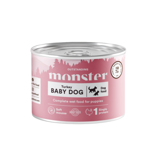Monster Baby Dog Mousse 190g - Dog Wet Foods - 7350040127056 - 1