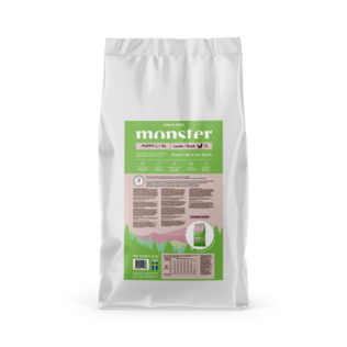 Monster Dog Grain Free Large / XL Puppy Food with Lamb & Duck 12 kg - Monster Dry Dog Food - 7350040125076 - 0