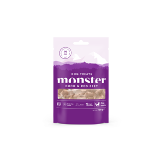 Monster Dog Treats Duck & Red Beet - Dog Treats - 7350040124956 - 0