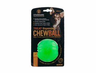 Starmark Activation Ball with Treat Hideaway - Dog Activity Toys - 873199000256 - 2