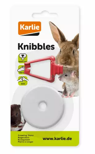 Karlie Salt Lick with Holder for Small Animals - Rabbit and Rodent Supplements - 4016598006276 - 1