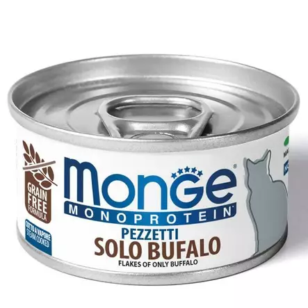 Monge Monoprotein Buffalo 80g Cat Wet Food - Wet Cat Food Cans - 8009470013826 - 1