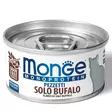 Monge Monoprotein buffel 80g kattens våtfoder - Våtmat i burk för katt - 8009470013826 - 1