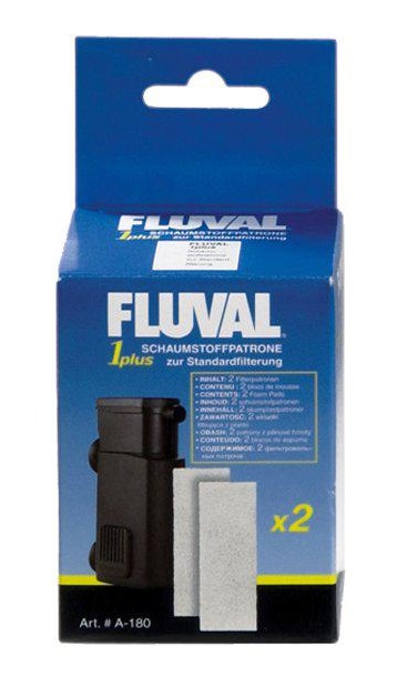 Fluval 1 Plus Filter Cartridge A180 - Aquarium Filters - 015561101806 - 1