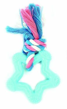 Happy Pet Little Rascals Stjärna tuggleksak för valpar - Hundens aktivitetsleksaker - 701029377806 - 1