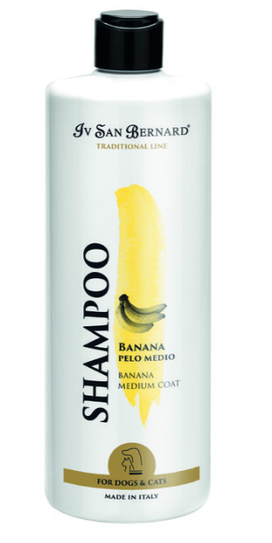 Iv San Bernard Banana Shampoo 500ml for Dogs and Cats - Dog Shampoos and Conditioners - 8022767038166 - 1