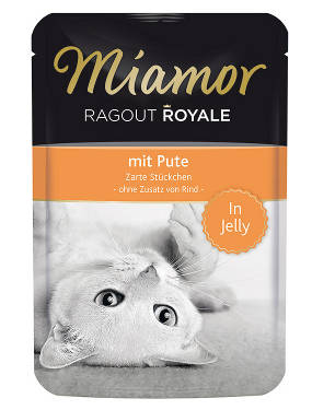 Miamor Ragout Royale Turkey in Jelly Cat Wet Food 100g - Wet Cat Food Pouches - 4000158740526 - 1