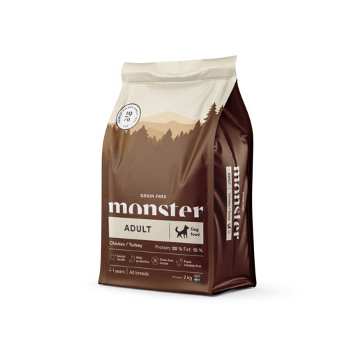 Monster Grain Free Adult All Breed Chicken and Turkey - Monster Dry Dog Food - 7350040125366 - 0