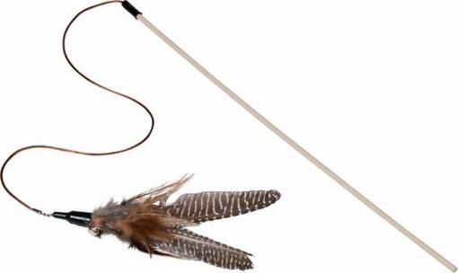 Nobby Fun For Cats Federwedel mit Glöckchen - Katzen-Spielzeuge und Spielstäbe - 4033766669606 - 1