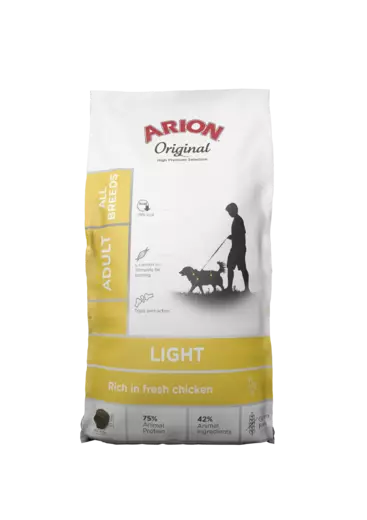 Arion All Breed Light Kana 12kg - Arion Dry Dog Food - 5414970060806 - 1