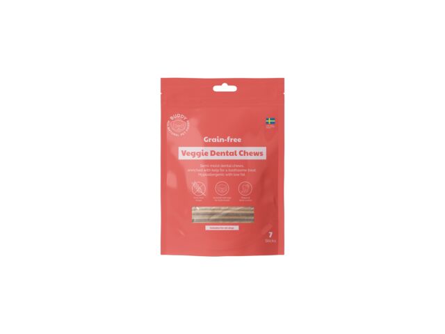 Veggie Dental Chews Grainsfri – Vegetariska tandvårdsstänger - Hundgodis - 7350112971716 - 1
