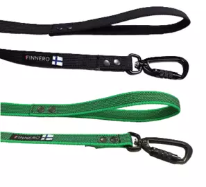 Finnero RESCUE Antislip Musta Hihna - Hundeleinen - 6438406009916 - 1