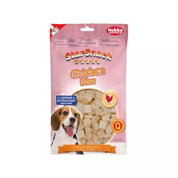 Nobby StarSnacks Hühnchen Würfel - Hundeleckerlis - 4033766507946 - 1