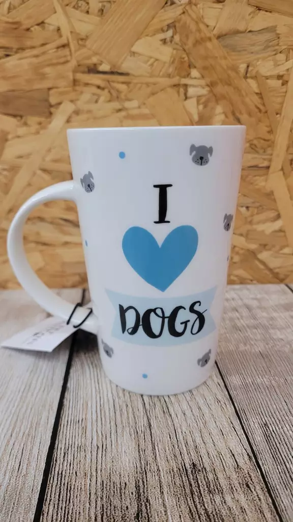 Otter House Ich liebe Hunde Tasse - Tierbezogene Produkte - 5017680046926 - 1