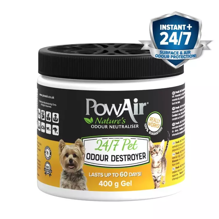 PowAir Pet 24/7 Gel Odour D 400h - Cleaning Supplies - 624493020606 - 1