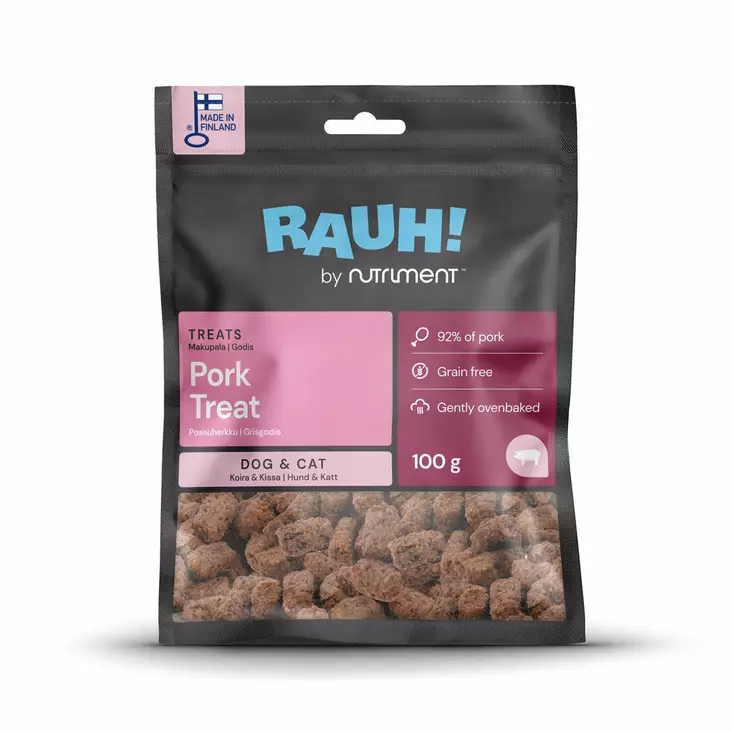 RAUH! Fläskgodis Possunami hundgodis kattgodis 100g - Hundgodis - 6438047713036 - 1