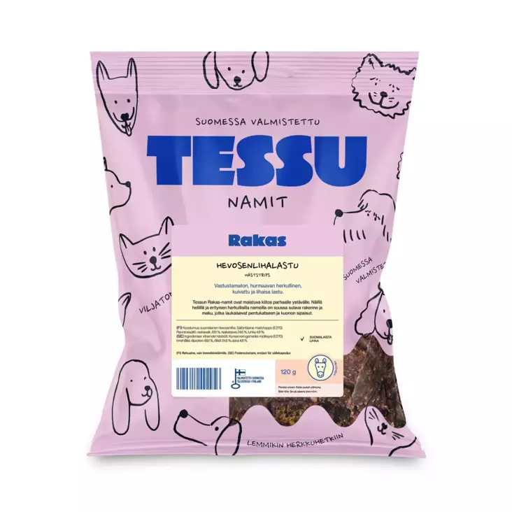 TESSU Pferdefleischsnack 120g - Hundeleckerlis - 6420614793046 - 1