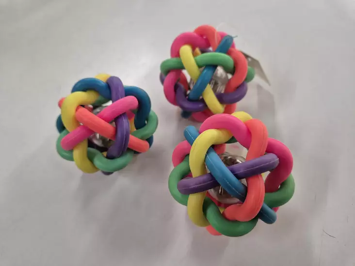 Färgglad plastboll - Kattens leksaksbollar - 4033766801266 - 1