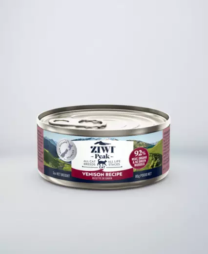 Ziwipeak Nyzeeländsk hjort 85g burk kattmat våtfoder - Våtmat i burk för katt - 9421016594566 - 1