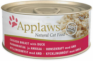 Applaws Chicken & Duck Wet Cat Food 70g - Wet Cat Food Cans - 5060333434717 - 1