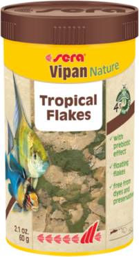 Sera Vipan Flakes for Aquarium Fish - Dry Fish Food - 4001942523127 - 1