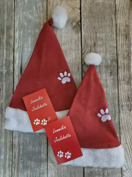 Tonttulakki Koiralle M-koko - Julprodukter för husdjur - 6430035776047 - 2