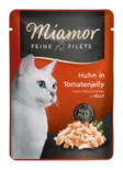 Miamor Fine Filets Chicken & Tomato Wet Cat Food 100g - Wet Cat Food Pouches - 4000158740847 - 1