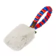 Tug-E-Nuff Syntetska päls Bungee Squeaker hundleksak - Hundträningsleksaker - 5060428316447 - 1
