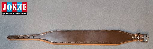 Jokke Wind Brown Dog Collar 29-35 cm - Dog Leather Collars - 64171143151007 - 1