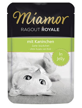 Miamor Ragout Royale Kaninchen in Gelee Katzen Nassnahrung 100g - Nassfutterbeutel - 4000158740557 - 1
