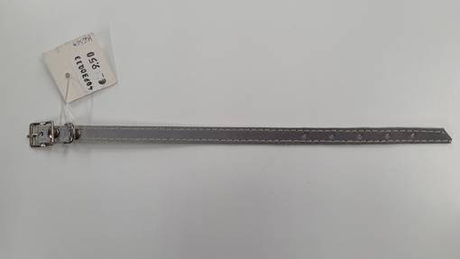 Reflexhalsband Läderhalsband med Reflexyta - Hundens läderhalsband - KESO7 - 1