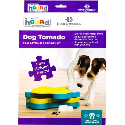 Nina Ottosson Dog Tornado Intelligenzspielzeug für Hunde - Hunde Aktivierungsspielzeuge - 700603673327 - 1