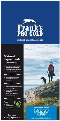 Frank's Pro Gold Puppy Dog Food - Franks Pro Gold Dry Dog Food - 6420140010037 - 1