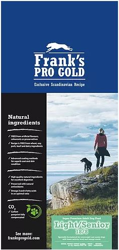Frank's Pro Gold Light Senior hundfoder - Franks Pro Gold hundfoder för vuxna - 6420140010167 - 1