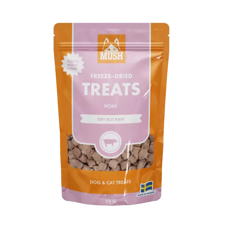MUSH FROSTGETROCKNETE SNACKS SIERRA 55 G Hundesnack Katzensnack - Hundeleckerlis - 7350086571547 - 1