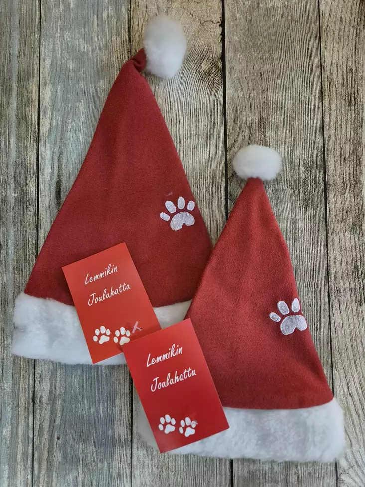 Tonttulakki Koiralle M-koko - Weihnachtsprodukte für Haustiere - 6430035776047 - 2