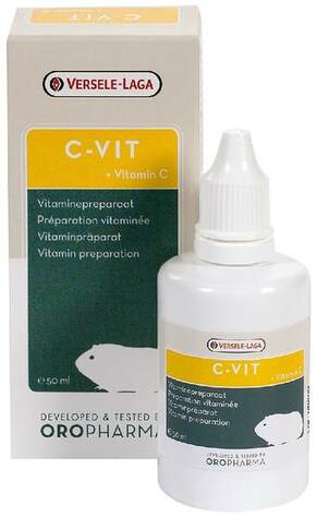 Versele-Laga C-Vitamin Solution 50ml - Rabbit and Rodent Supplements - 5410340607008 - 1