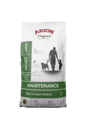 Arion MAINTENANCE Stora kycklinghundfoder 12kg - Arion torrfoder - 5414970060738 - 1
