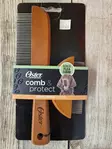 Oster Comb & Protect Comb + Flea Comb - Dog Combs, Brushes, and Rakes - 034264458888 - 1