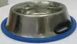 Metallskål med blå kant 0,45 l - Hundens metallskålar - 6430035777808 - 1