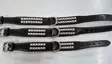 Valens svart nithalsband - Hundens läderhalsband - 6430019464908 - 1
